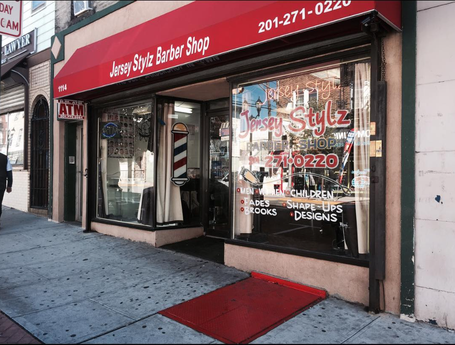 Jersey Stylz Barber Shop storefront on Summit Avenue